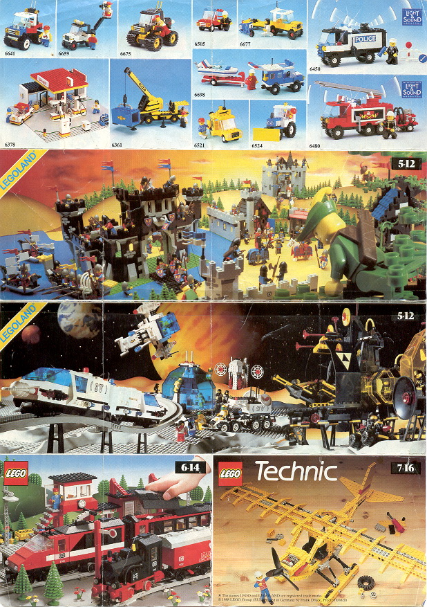 Lego catalogue 1988 sales
